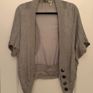 Short sleeve cardigan